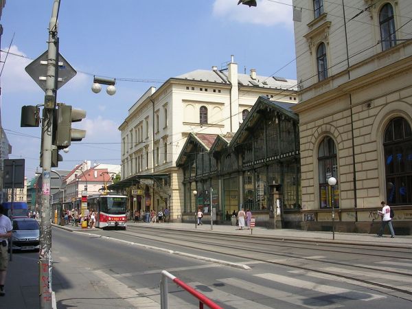 Masarykovo nádraí, pohled z Havlíkovy ulice