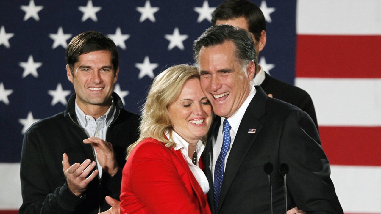 Mitt Romney s rodinou