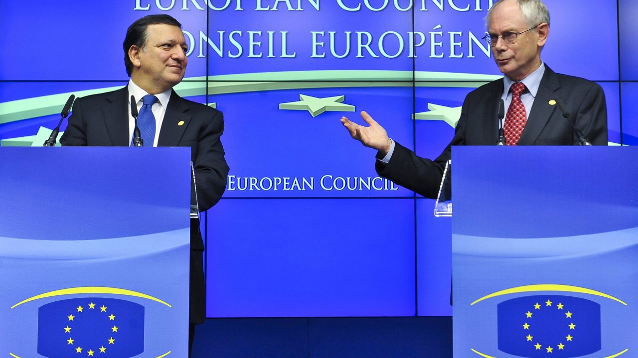 Jos Manuel Barroso a Herman Van Rompuy
