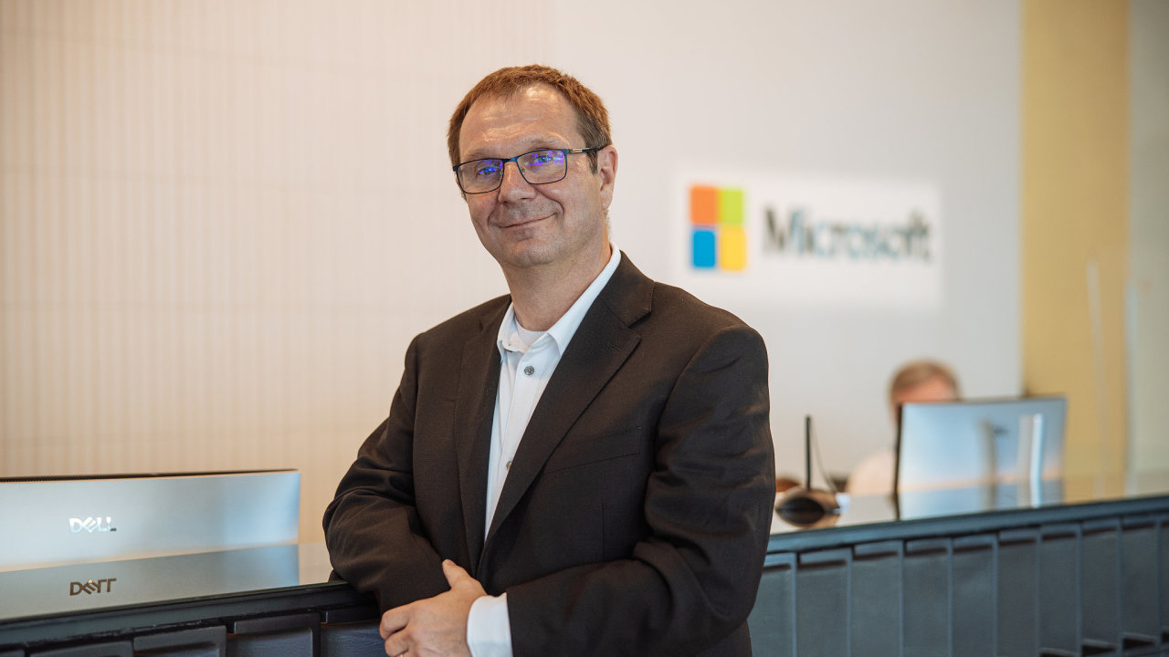 Ale� Hole�ek, prezident Microsoft Security v pra�sk� pobo�ce firmy
