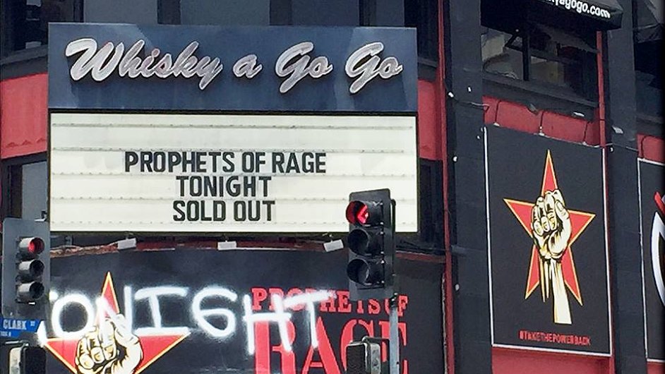 Prophets of Rage odehrli prvn koncert v ter v Los Angeles.
