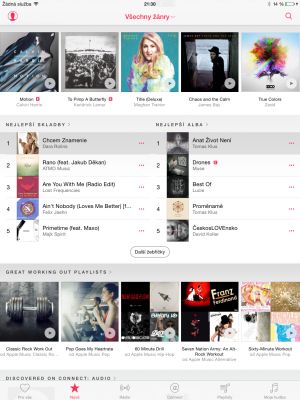 Apple Music pro iOS