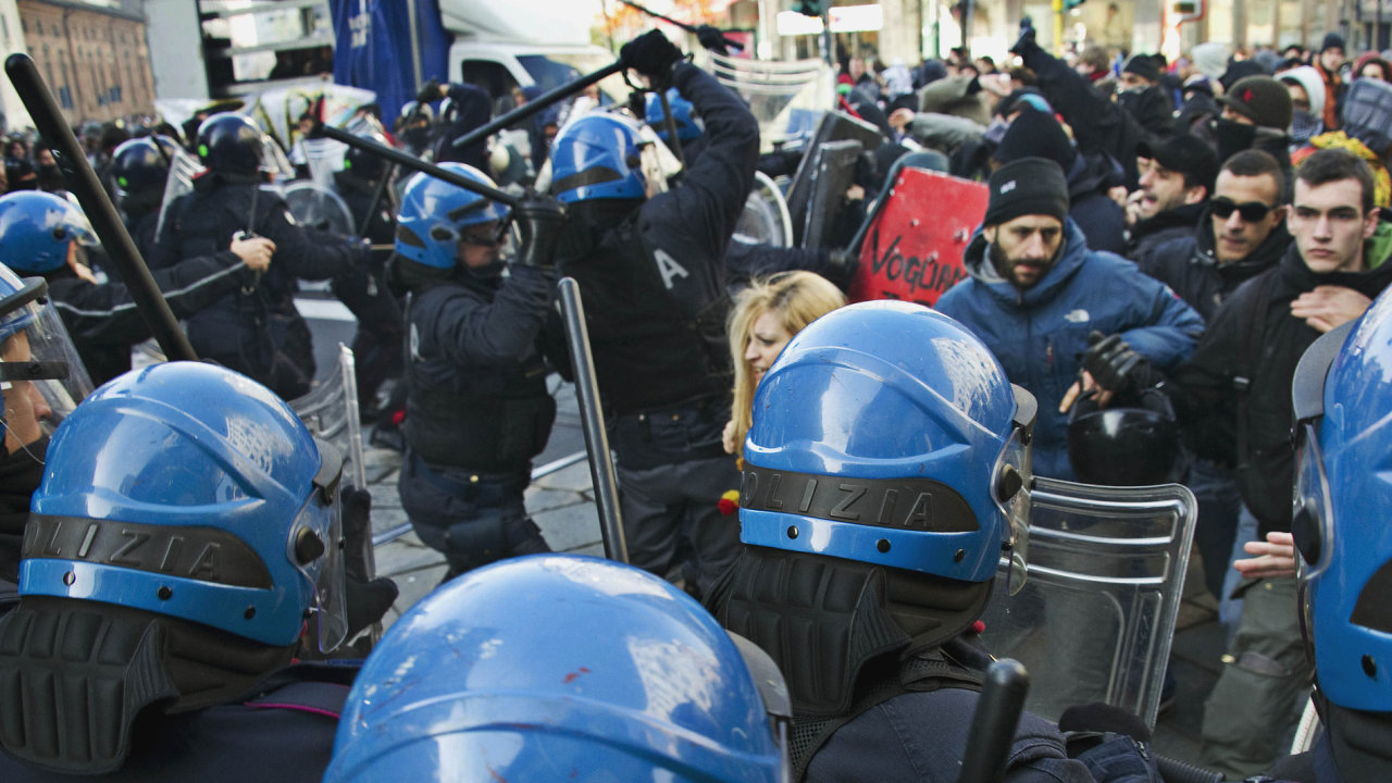 Demonstrace v Itlii