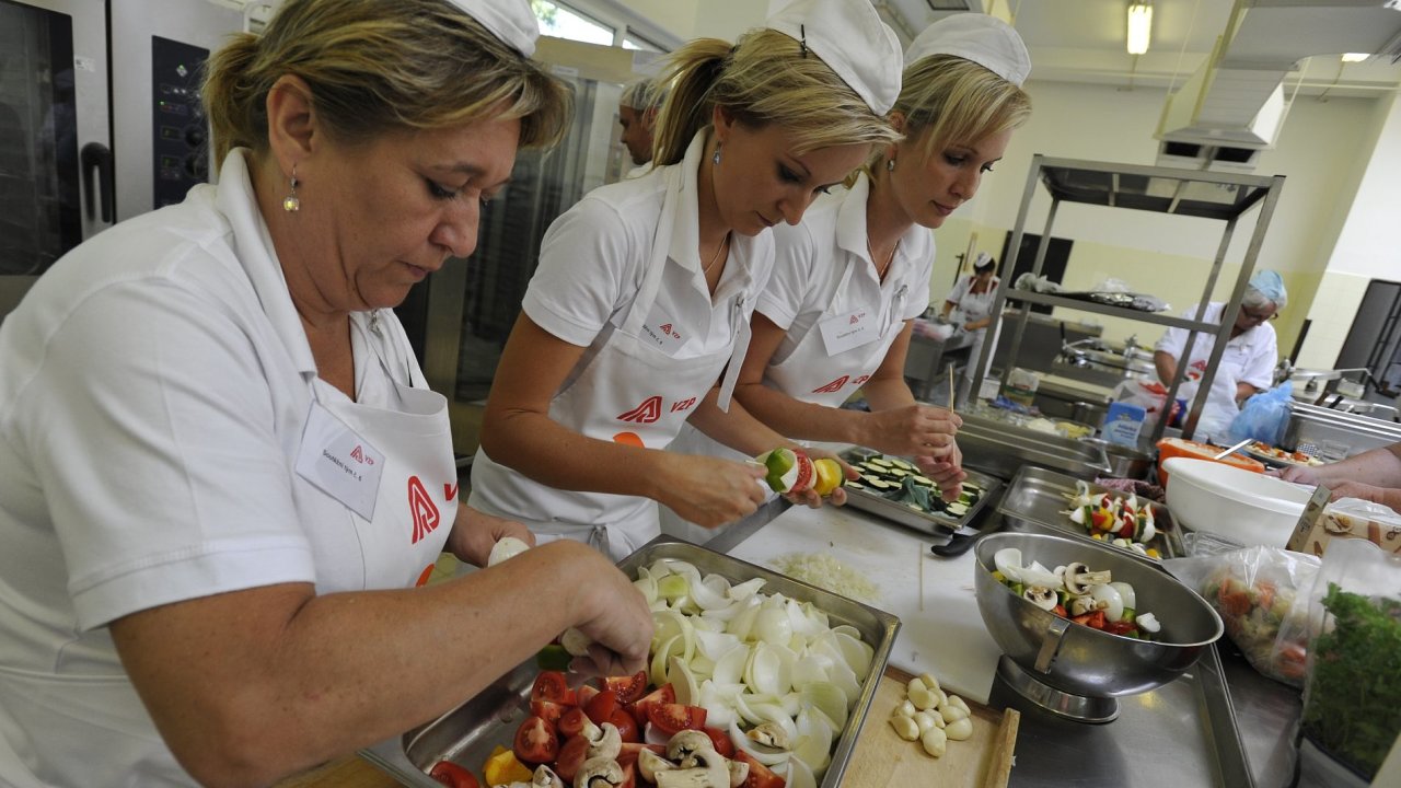 Soutìž školních jídelen o nejlepší školní obìd poøádá Spoleènost pro výživu. (foto z roku 2012)