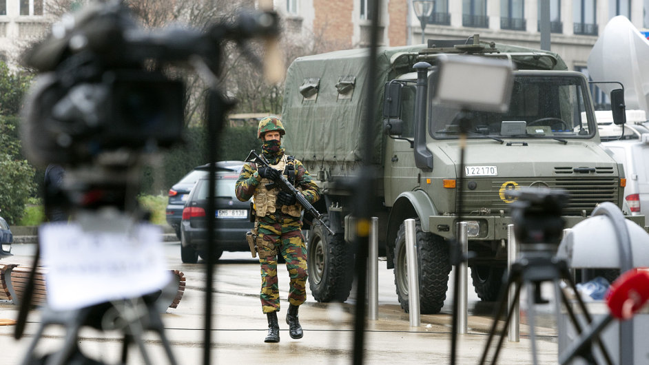 Teroristick toky v Bruselu