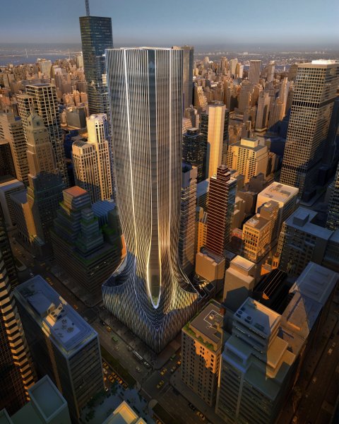 Zaha Hadid Architects: Nerealizovaný návrh pro 425 Park Avenue v New Yorku
