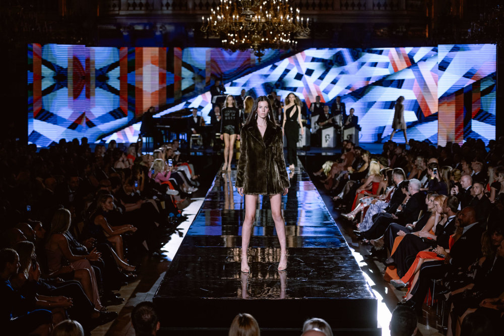 Momentka z českého a slovenského finále Schwarzkopf Elite Model Look