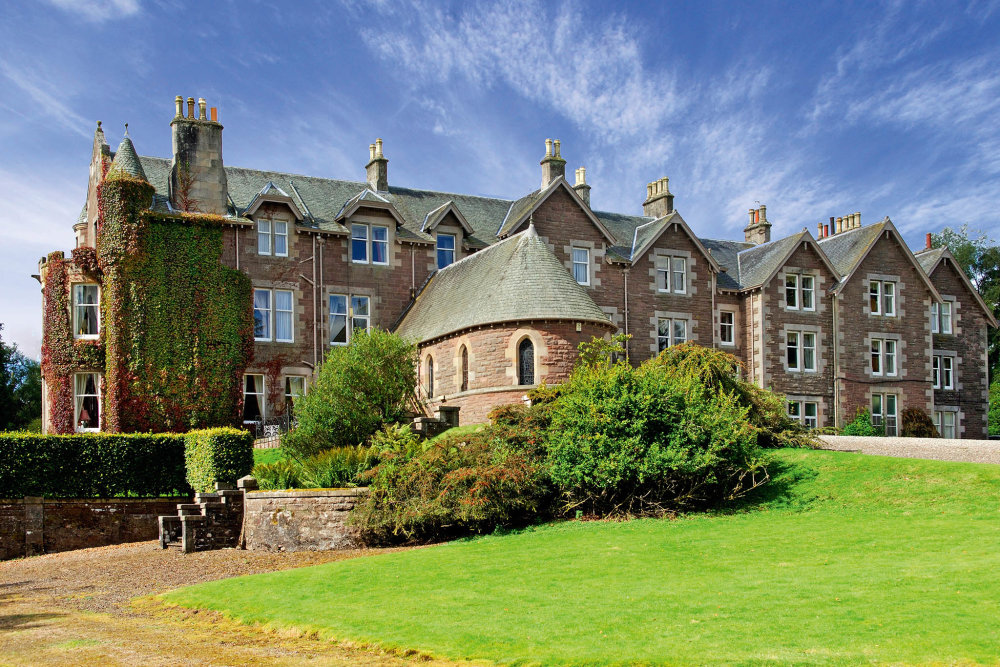 Pětihvězdičkový venkovský hotel Cromlix leží nedaleko Glasgow.