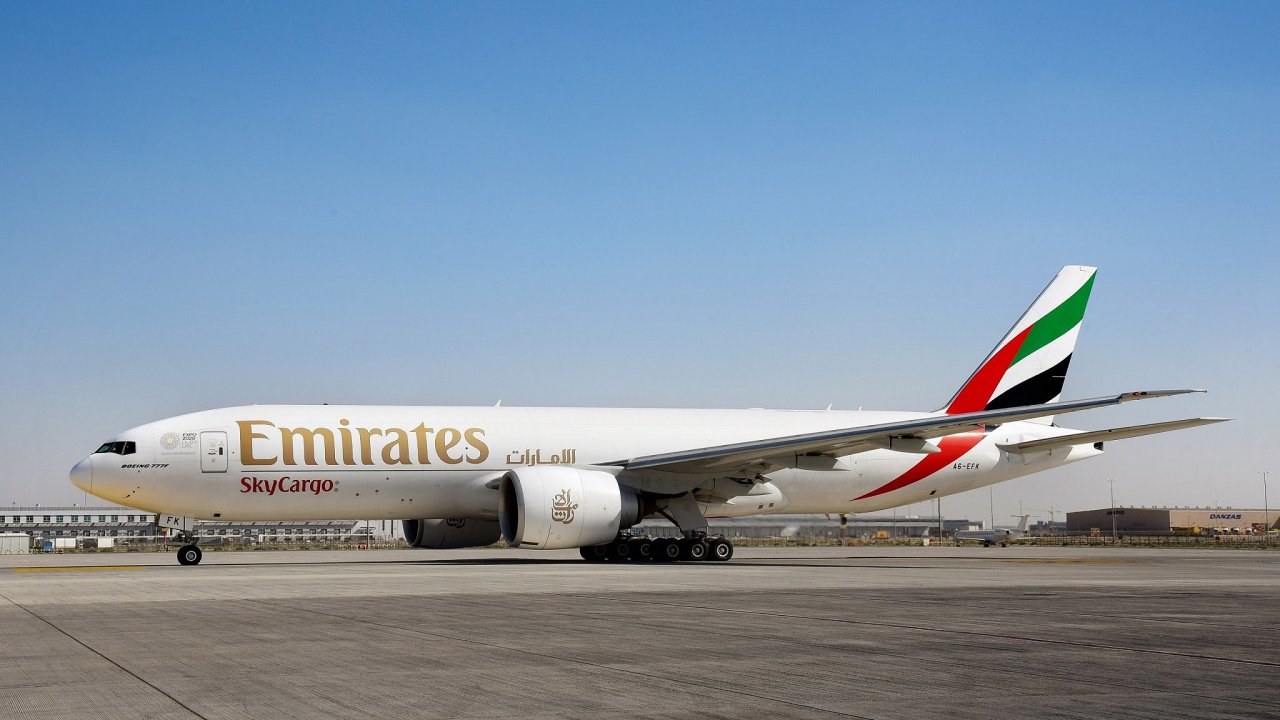 Nákladní letadlo Emirates SkyCargo.