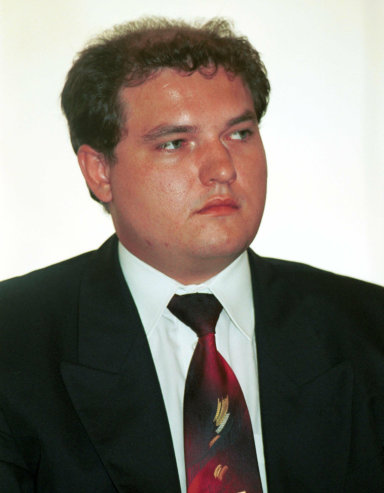 Na přelomu tisíciletí působil Radomír Daňhel jako konkurzní správce drnovického fotbalového klubu. Snímek je ze srpna roku 2000 z tiskové konference zadluženého klubu.