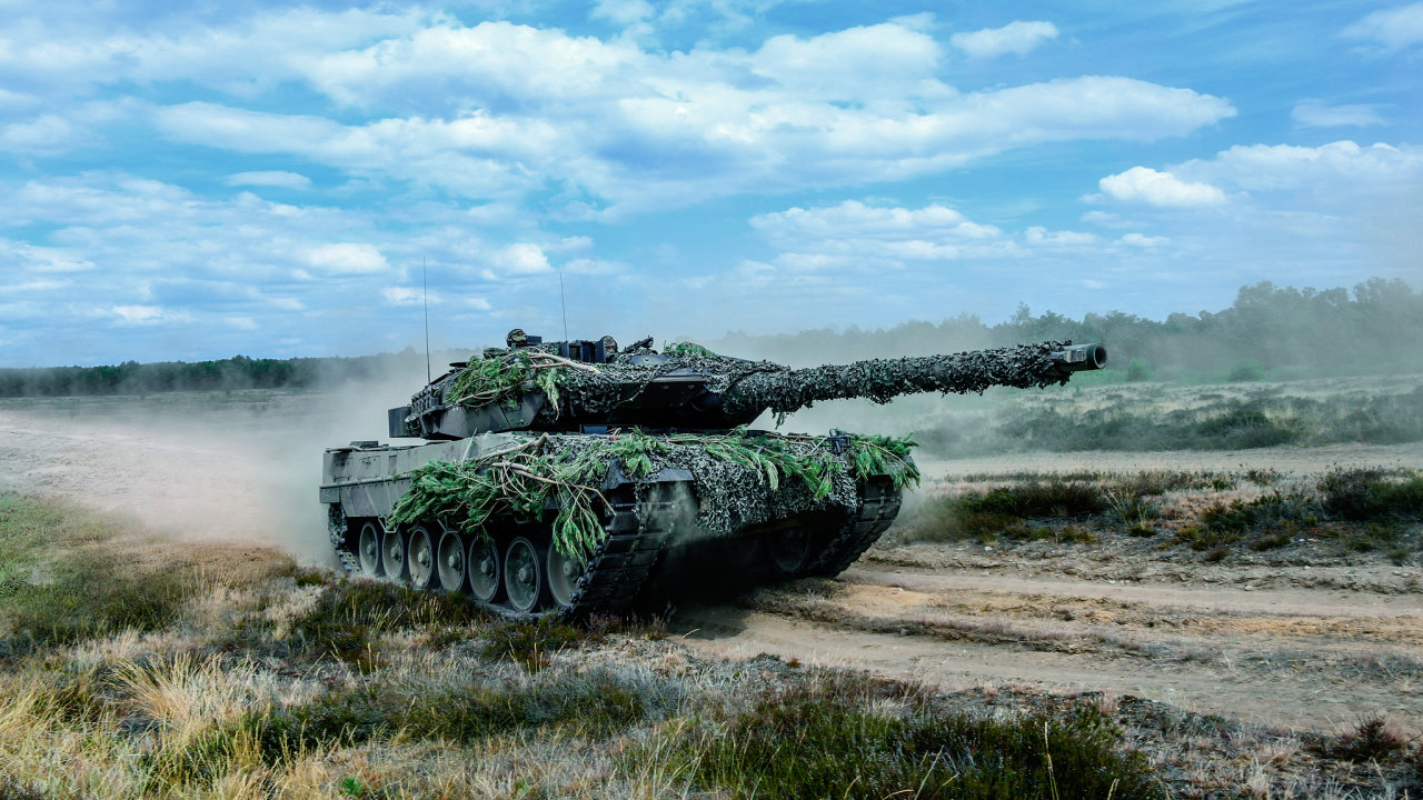 Nìmecký tank Leopard 2A7