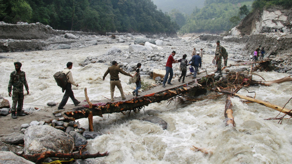 Povodn v Indii 2013