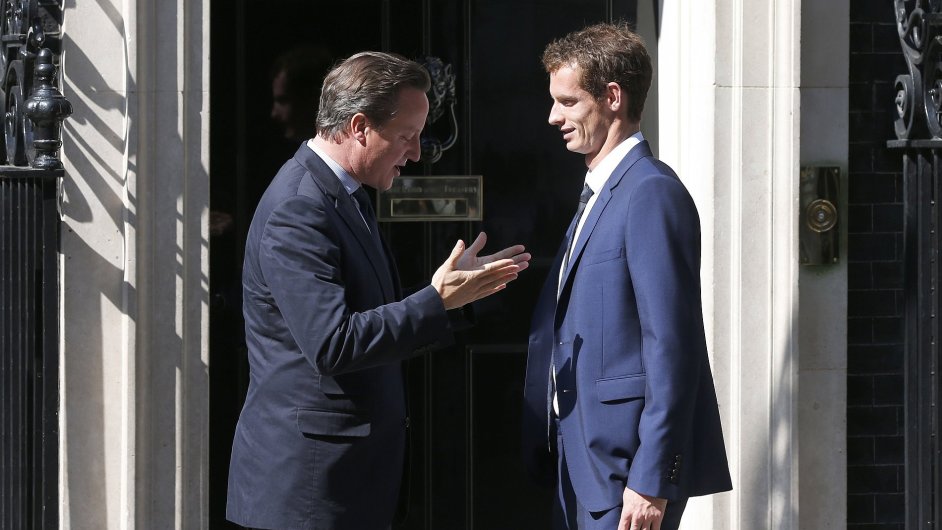 David Cameron a Andy Murray