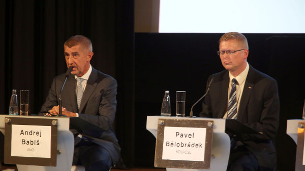 Andrej Babiš a Pavel Bělobrádek.