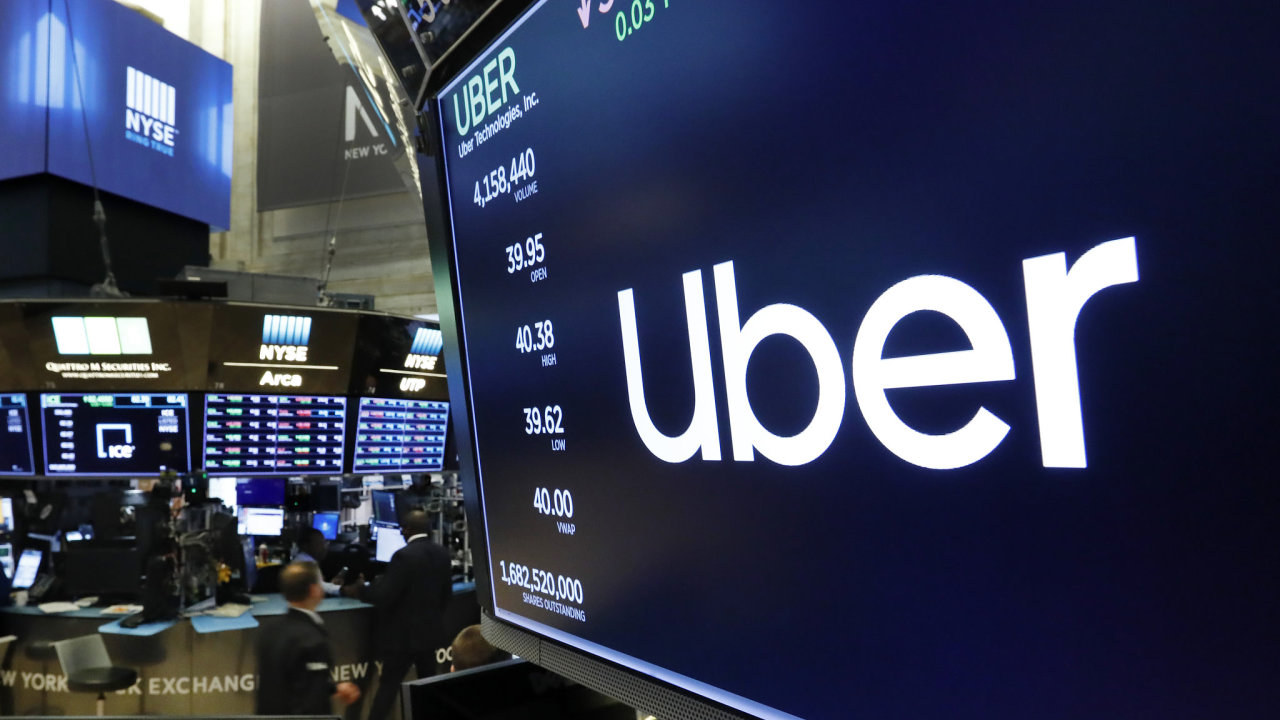 S akciemi Uberu se 10. kvtna zaalo obchodovat na newyorsk burze.