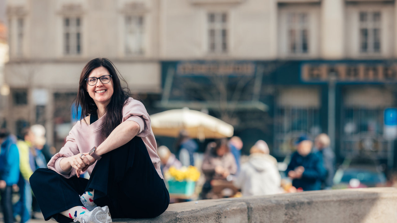 Kv�ta L�talov�, jedna z organiz�torek Vltava Run