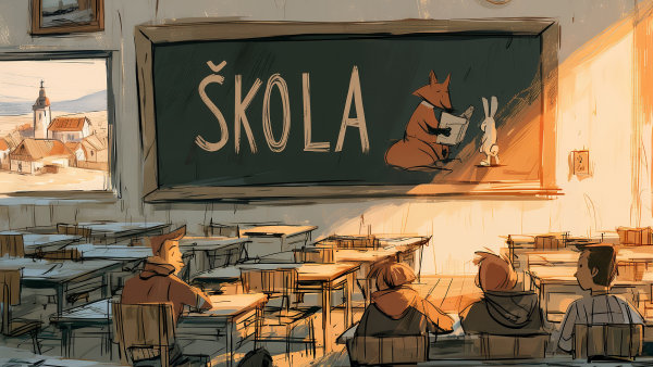 vesnická škola, malotřídka