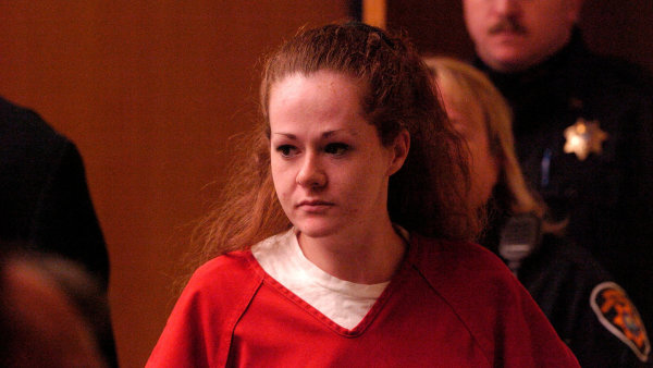 Christa Pike enters a Knox County Criminal Court