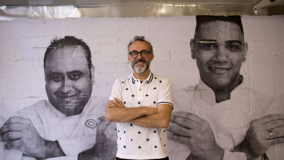 Kucha Massimo Bottura ve sv restauraci v olympijskm Riu