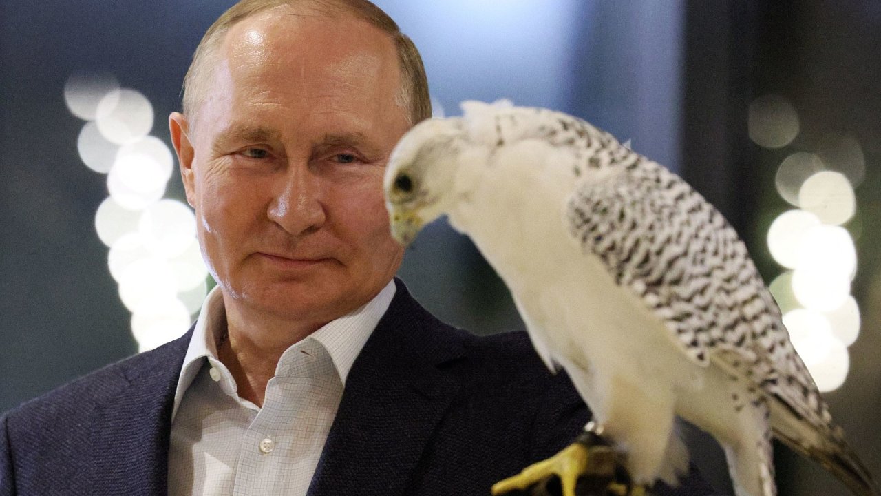 Putin a sokol. Rusk prezident na nedvnm setkn ornitolog na Kamatce.