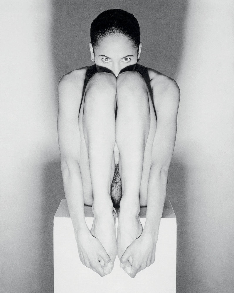 Tono Stano, Odkrytí a skrytí, 1995, černobílá fotografie, 52 x 42 cm