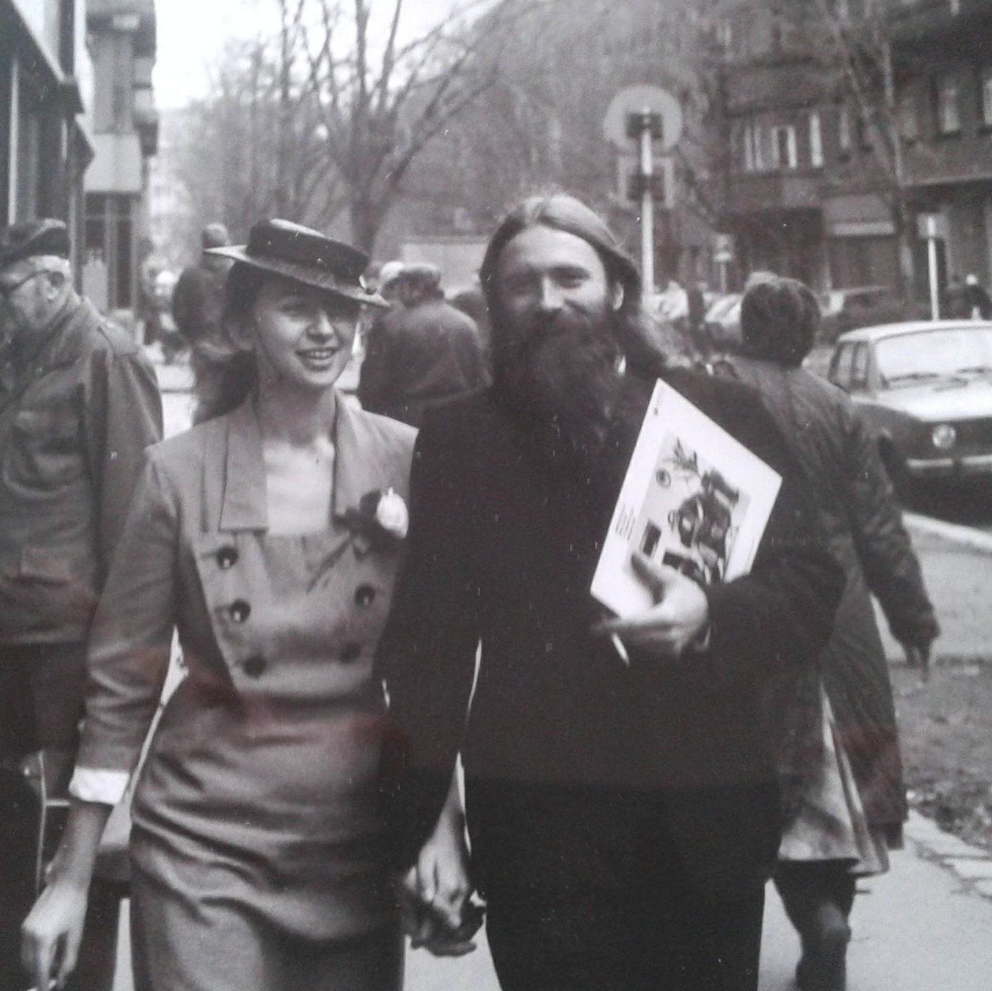 Ruth Šormová se svým manželem Zdeòkem, evangelickým faráøem, na fotografii z osmdesátých let.