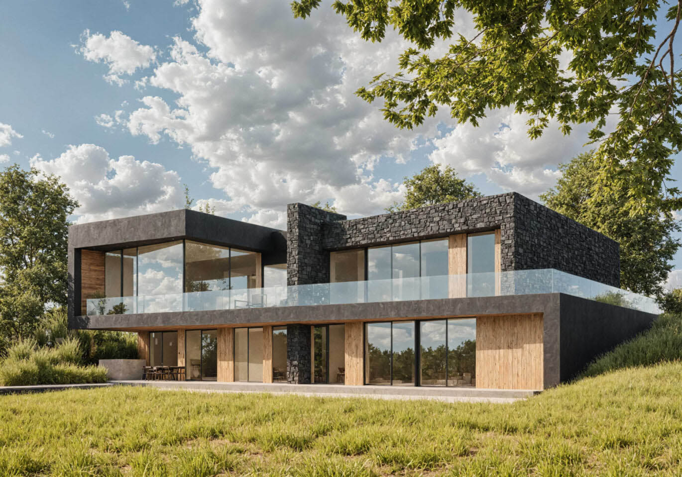 Svah nemus� b�t jen nev�hodou. „P�i�spr�vn�m n�vrhu m��e ��ste�n� zapu�t�n� d�m l�pe pracovat s�teplotou, m�t ni��� energetick� ztr�ty a�nab�dnout i�v�t�� soukrom�  nebo zaj�mav�j�� architektonick�  �e�en�,“ vysv�tluje Luk� L�zal  ze�stavebn� firmy  St�echy�Izolace Holub.