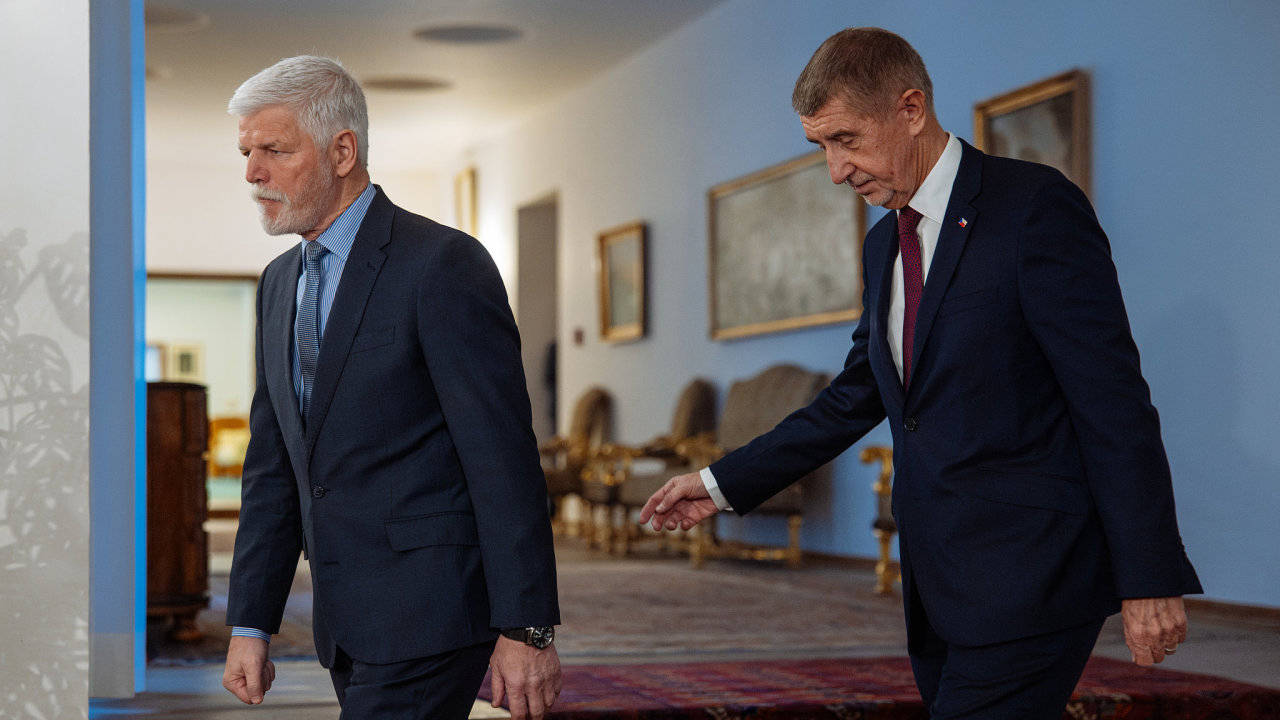 Prezident Petr Pavel a premi�r Andrej Babi�