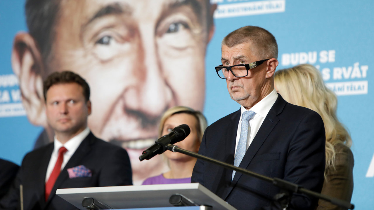 Andrej Babi na tiskov konferenci zhodnotil vsledky voleb