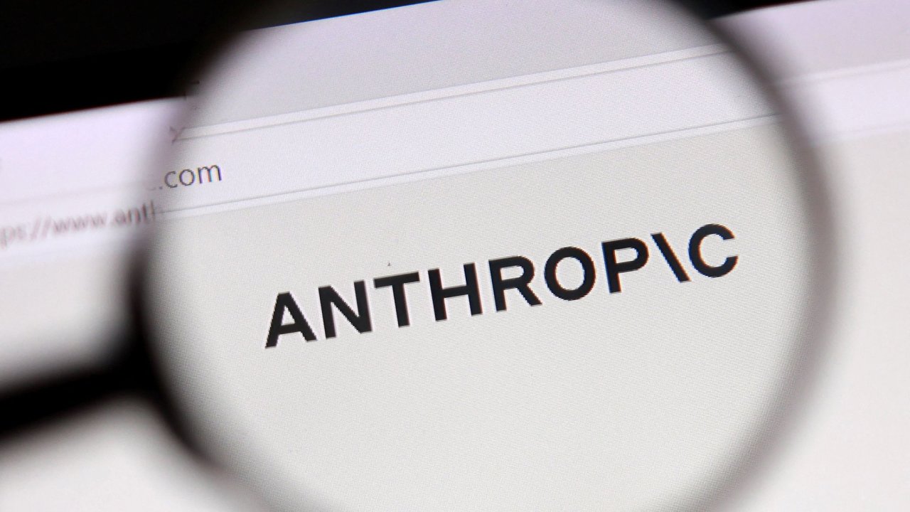 Illustration shows Anthropic logo