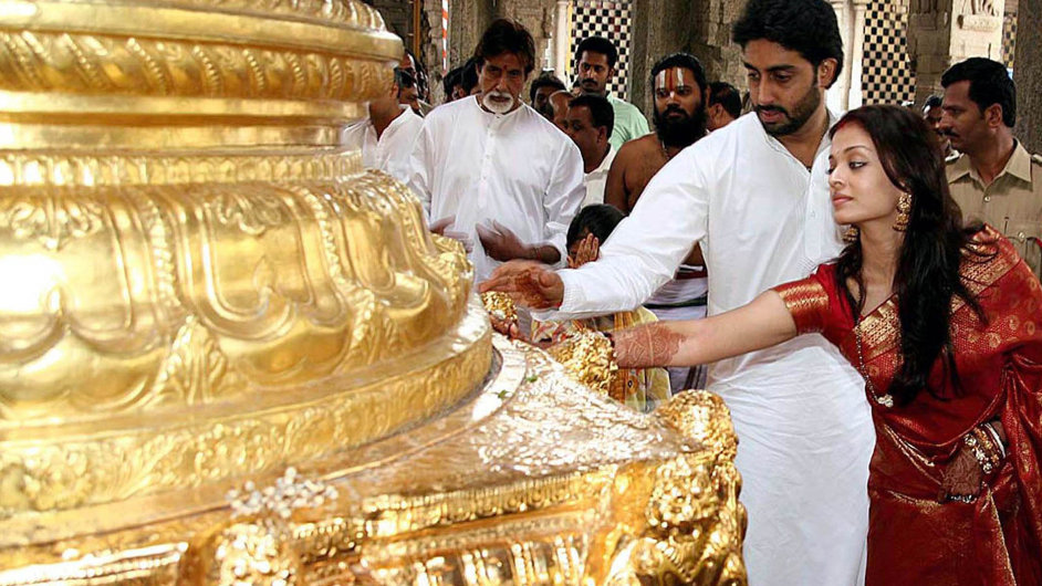 Chrm Tirupati Balaji dokonce vyzval vc, aby mu msto tradinho zlata pt radji vnovali akcie.