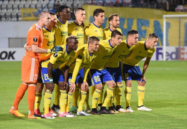 Utk&aacute;n&iacute; 1. kola z&aacute;kladn&iacute; skupiny F fotbalov&eacute; Evropsk&eacute; ligy: Fastav Zl&iacute;n - &Scaron;eriff Tiraspol 14. z&aacute;�&iacute; v Olomouci.