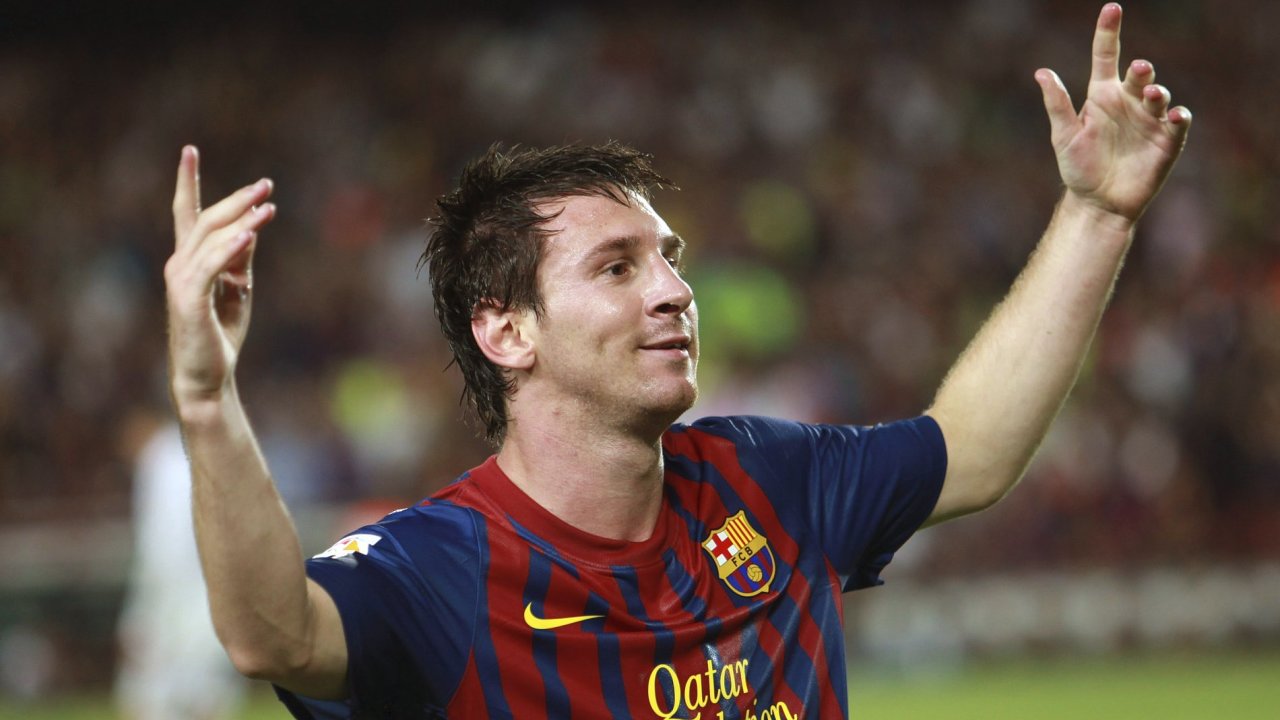 Hvzda Barcelony Lionel Messi hraje v dresu Nike.