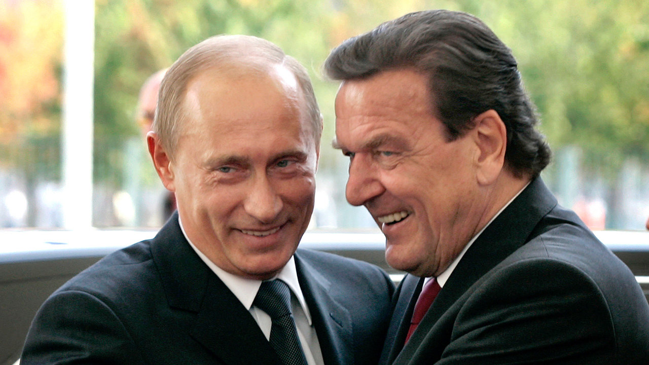 Gerhard Schröder a Vladimir Putin