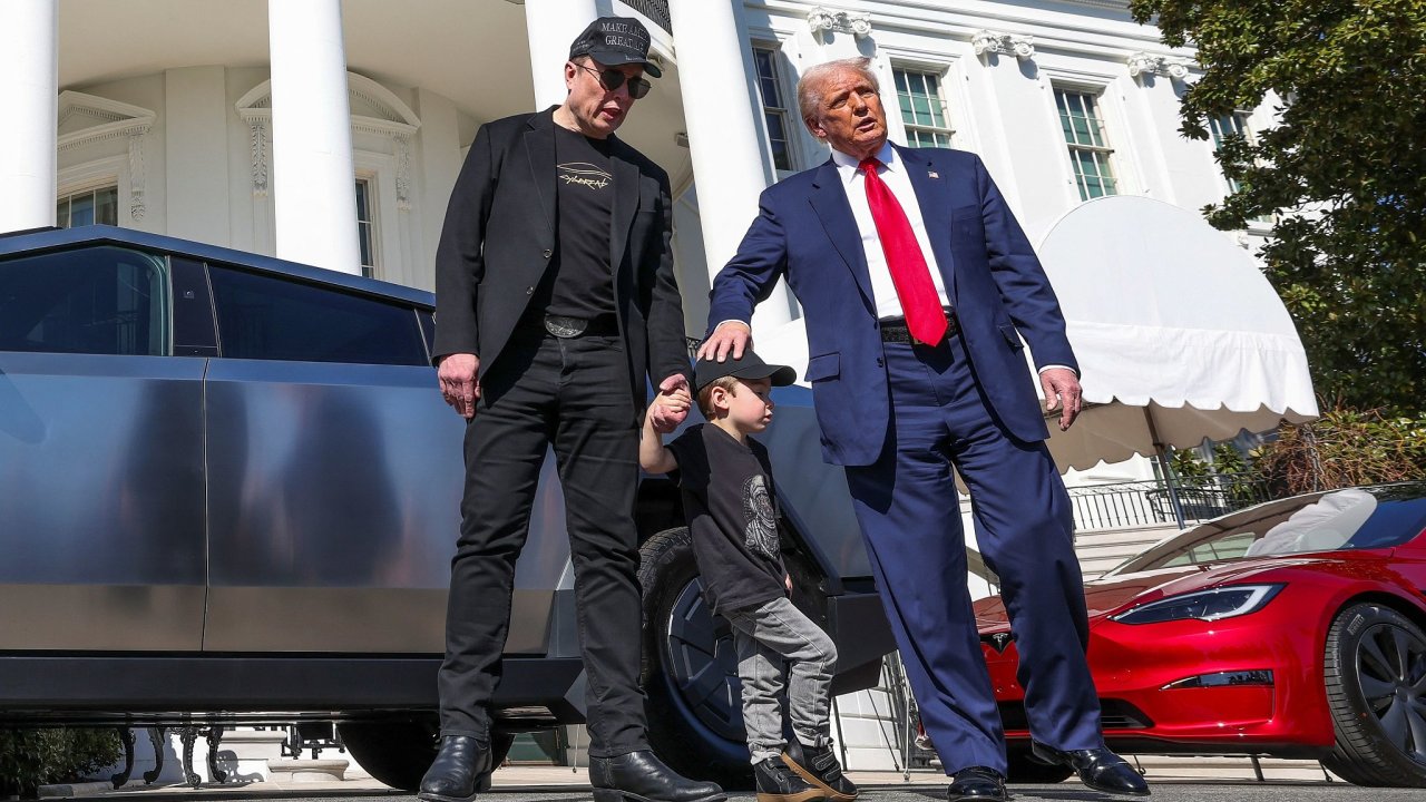 Musk, Trump, Tesla