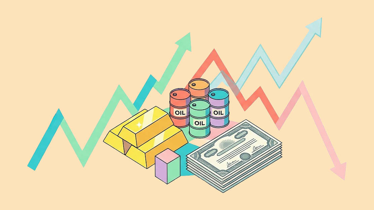 Pro investora je v aktu�ln� ��e nejv�hodn�j�� portfolio slo�en� z indexu S&P 500, zlata, ropy a americk�ch desetilet�ch st�tn�ch dluhopis�.