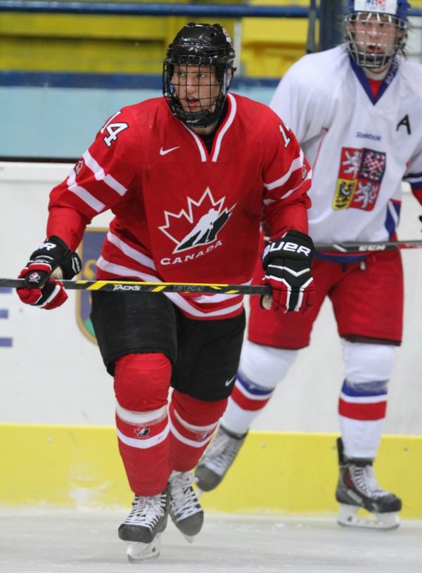 Adam Musil je&scaron;t� v kanadsk&eacute;m reprezenta�n&iacute;m dresu.