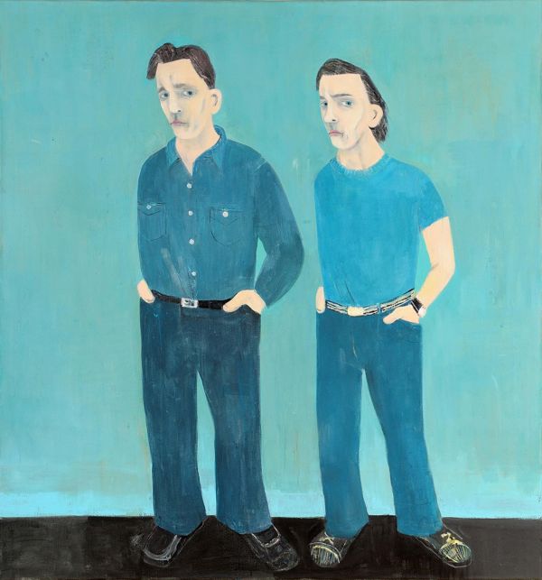 Hana Puchová maluje ostravské postavy, například bratry Balabánovy.