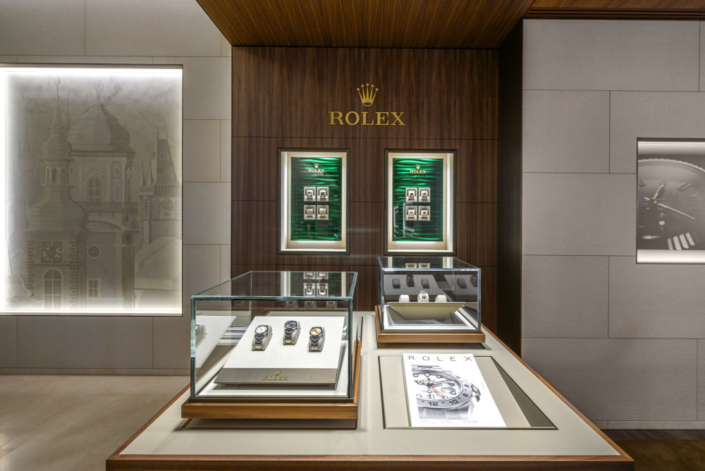Nový pražský butik Rolex