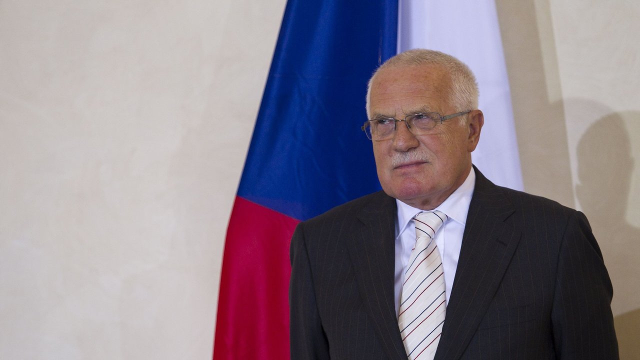 Prezident Václav Klaus.