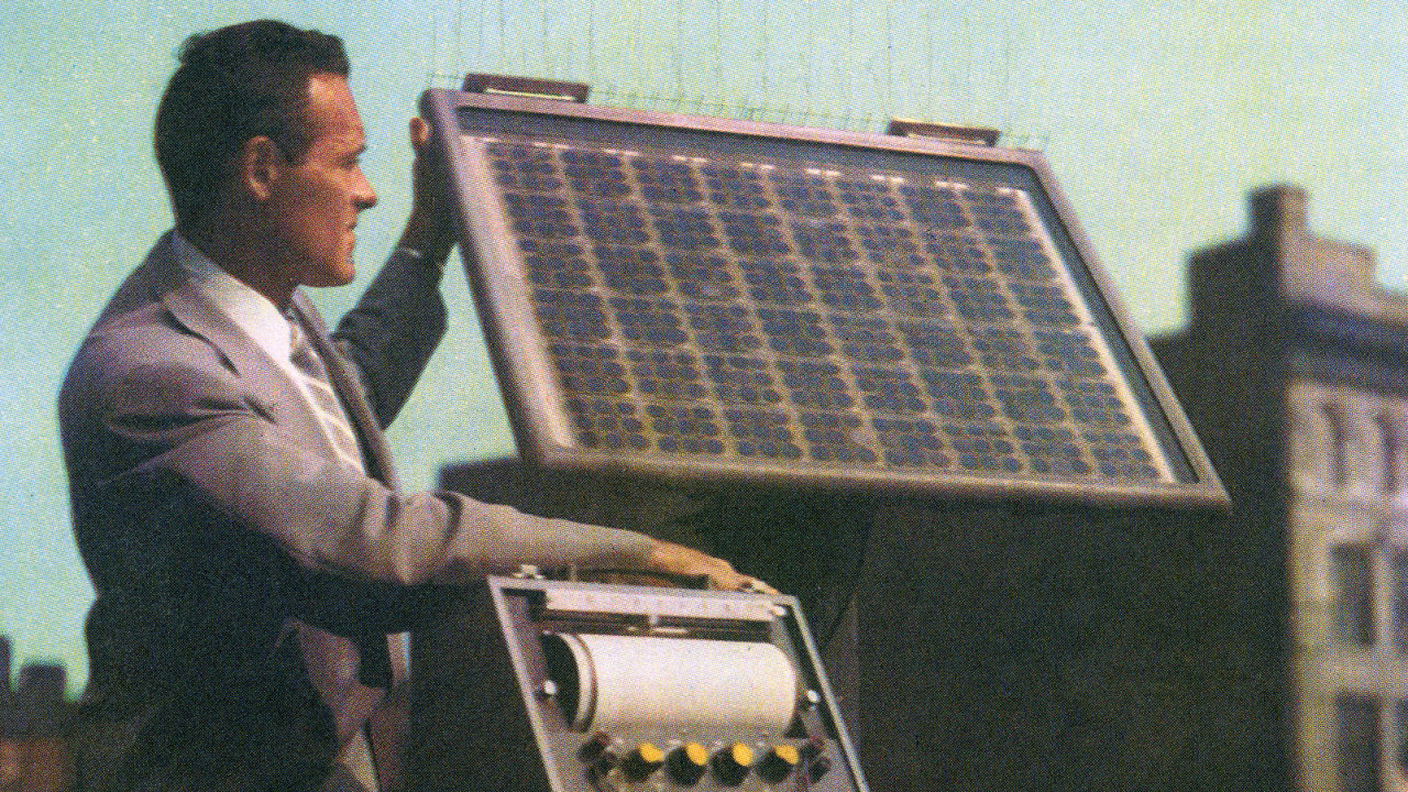 1955, solrn panel