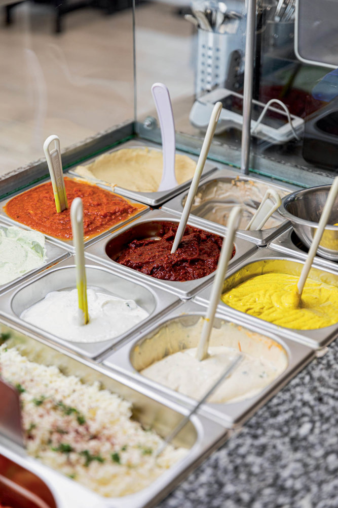 Gemüse Corner Kebab