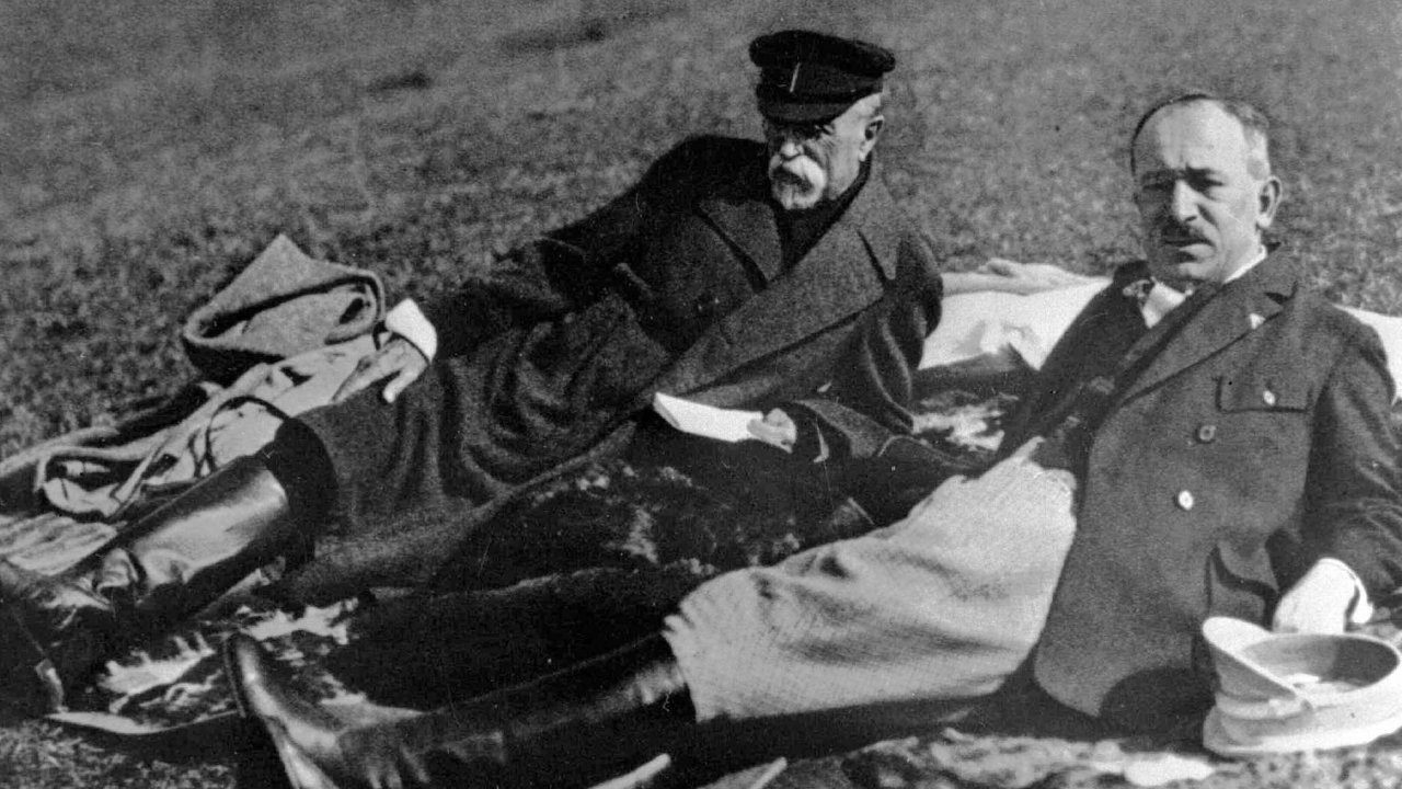 T. G. Masaryk a Edvard Beneš