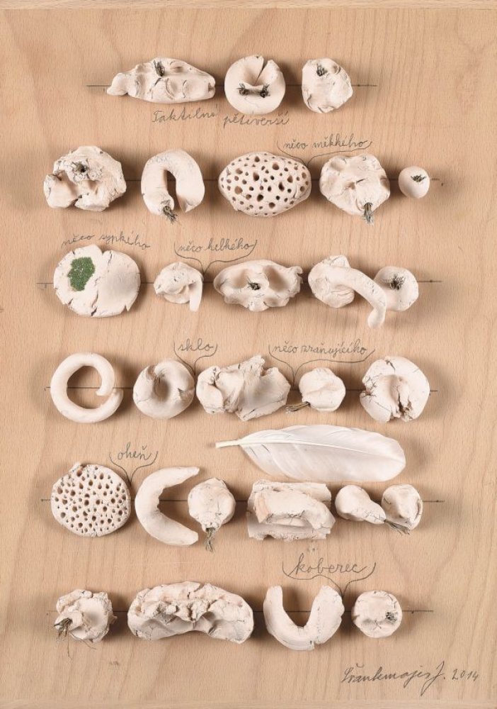 Jan Švankmajer: Taktilní pětiverší, pálená hlína, 2014