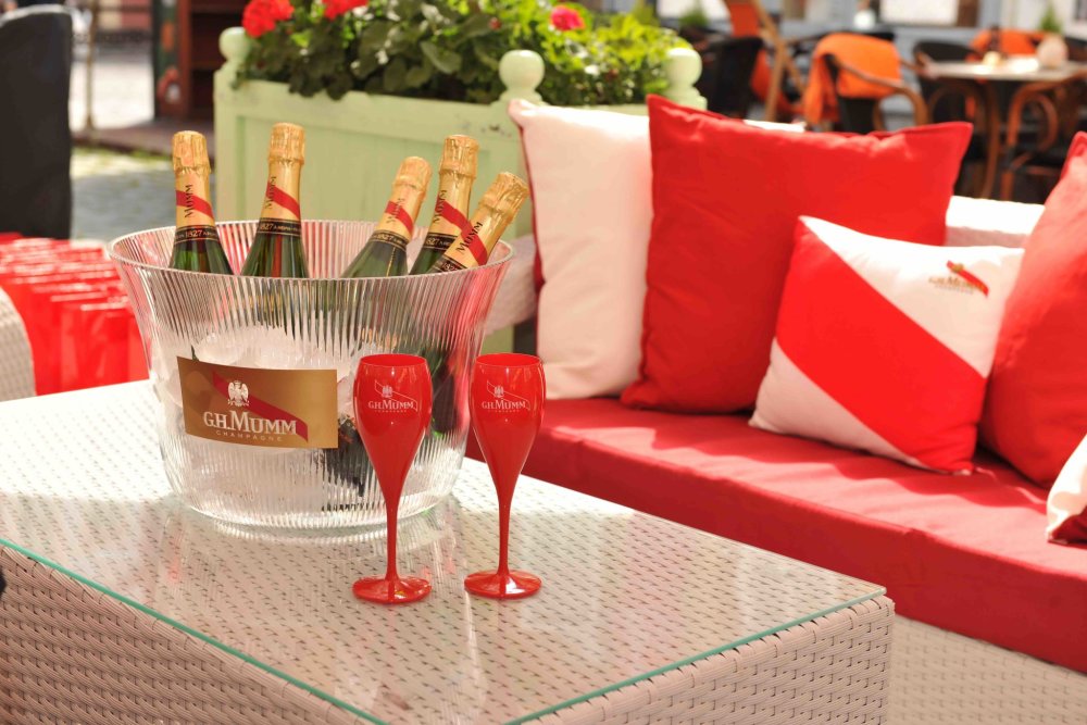 Mumm pop-up v centru Prahy
