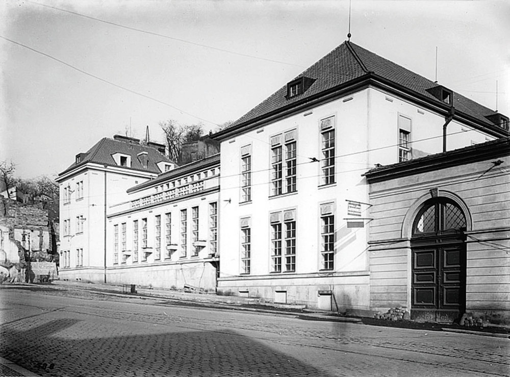 Zengerova trafostanice na historickém snímku