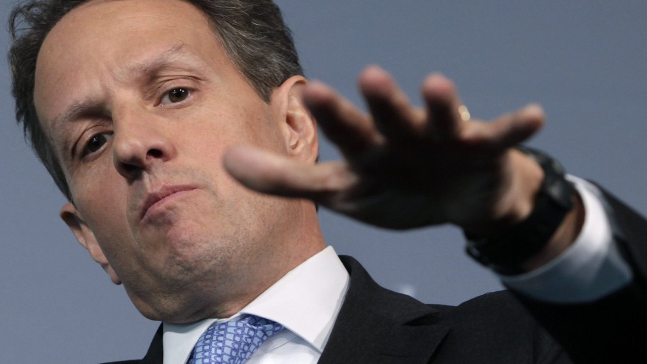 Americk ministr financ Timothy Geithner.