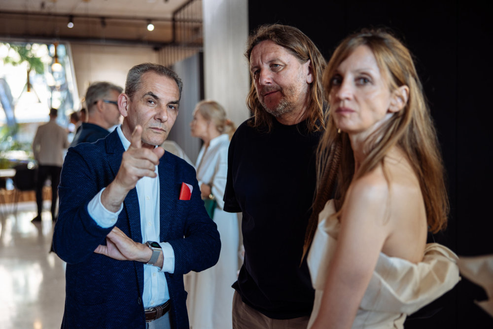 Červnové setkání magazínu PročNe Zleva: Jan Dobrovský, architekt Stanislav Fiala s manželkou.