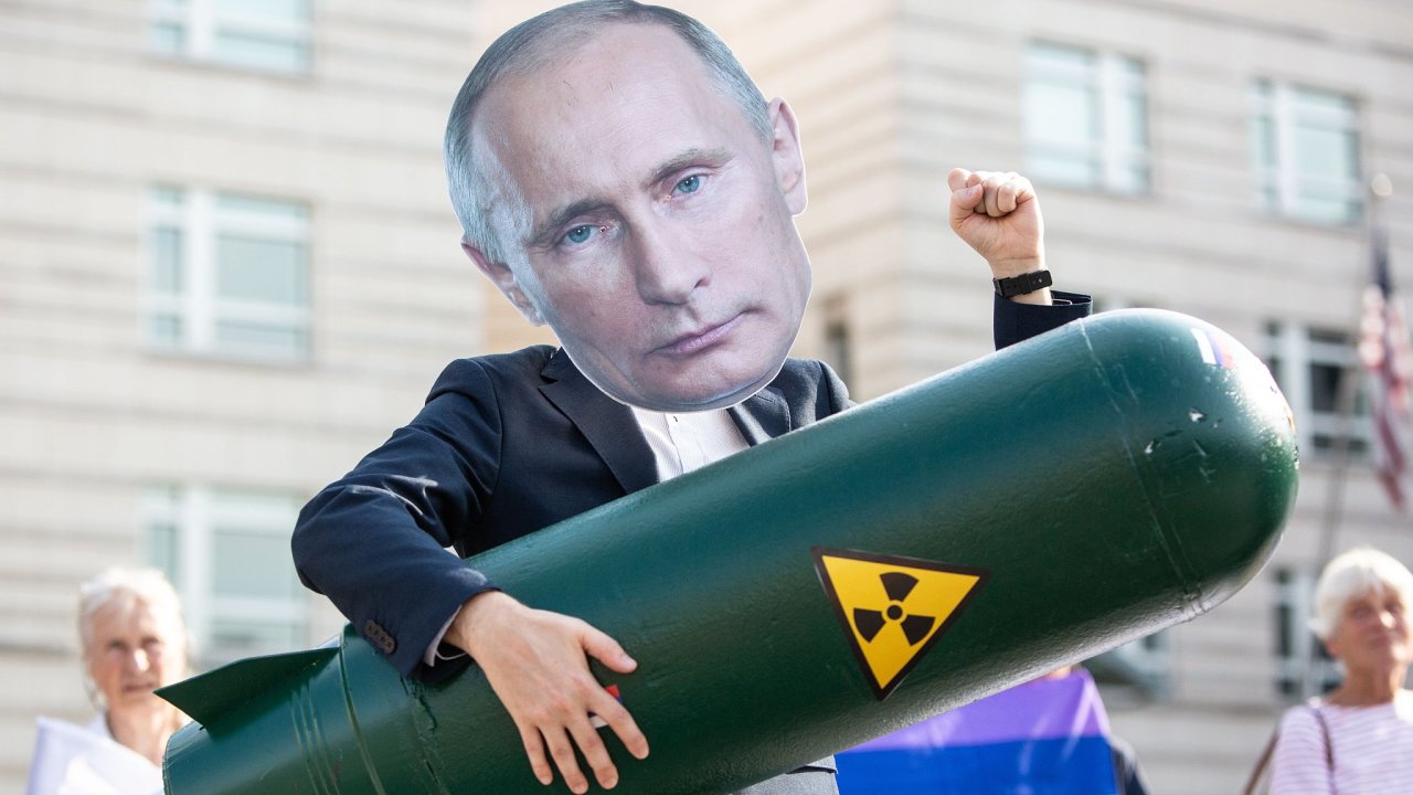 Nmecko, jadern bomba, Putin, protest