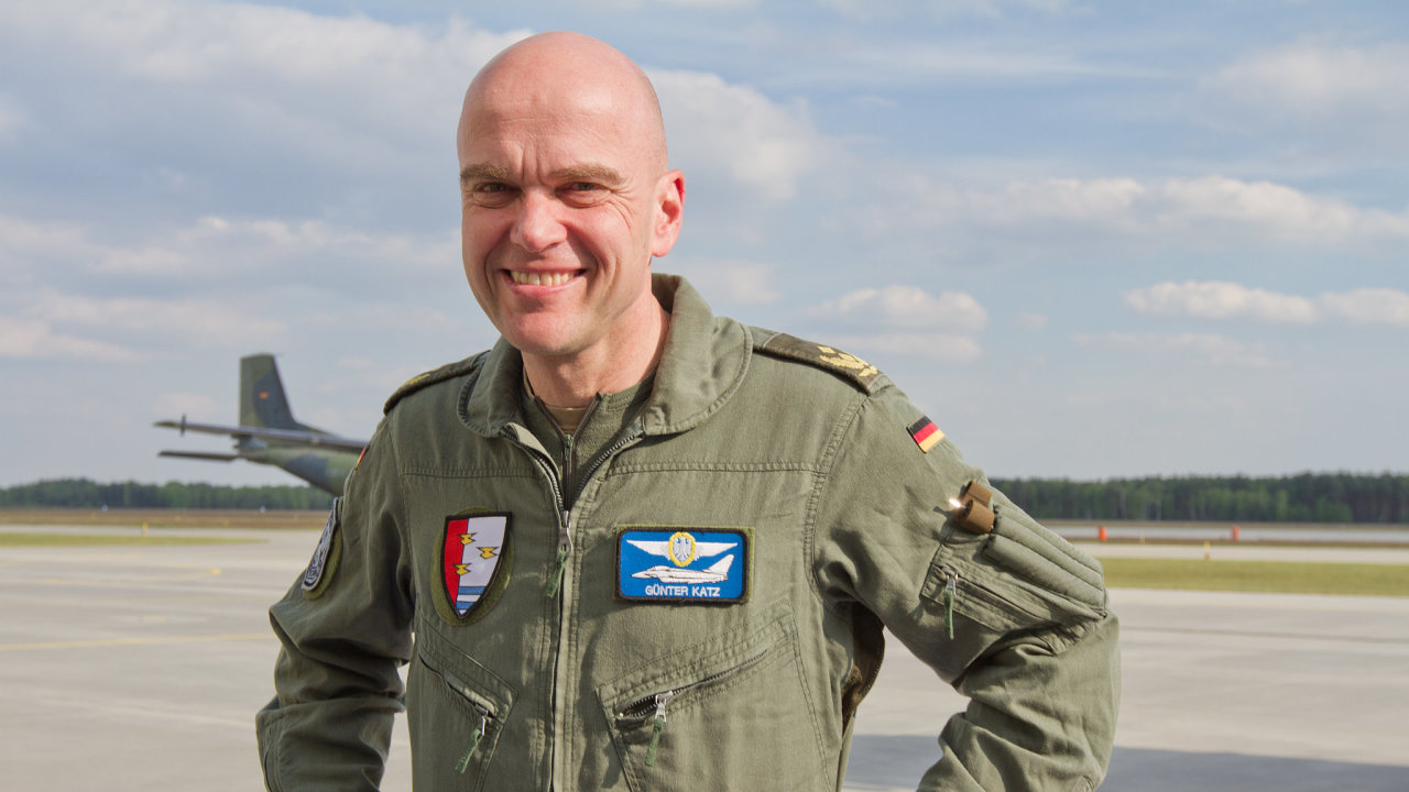 Generl Gnter Katz, velitel nmeckho vojenskho letectva Luftwaffe.